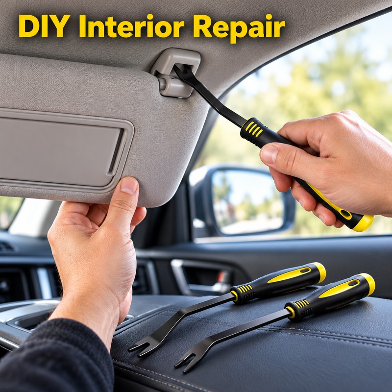 Multi-Purpose Vehicle Roof Handle Disassembly Tool – Non-Marring Pry Tool