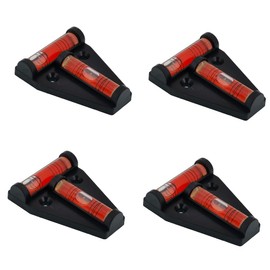 4 magnetic function T-shaped mini level platforms can be used with a small level and a horizontal bubble bead (black(red))