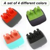 Pack of 4 Kitchen Vegetable Peelers, Palm Peeler, Universal Peeler,