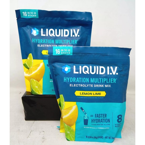 Liquid I.V. Hydration Electrolyte Drink Mix 16ct, Lemon Lime -