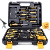 Magnetic Screwdrivers Set with Case, Amartisan 43-piece Includs Slotted, Phillips,