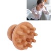 Wood Mushroom Massager Promote Circulation Clear Meridians Portable Manual Massage