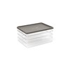 Harfield Tableware Meat & Cheese 4 Compartment Box with Lid