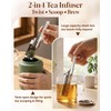 HOUSE AGAIN Tea Infuser for Loose Leaf Tea, 2-in-1 Tea