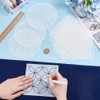 FREEBLOSS 12Pcs Sashiko PET Stencils Sashiko Template Basic Line Template
