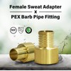 Supply Giant QTGB3434-5 Female Sweat Copper Adapter X Pex Barb