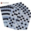 Crystiles Peel and Stick DIY backsplash Tile Stick-on Vinyl Wall