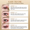 Erinde 3 Colors Cream Eyeshadow Stick, Shimmer Nude Champagne Brown