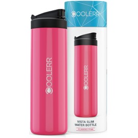 Vista Slim | Insulated Water Bottle | Water Bottles with Straw | BPA Free Stainless Steel Water Bottle | Adults & Kids Metal Water Bottles | Premium Packaging