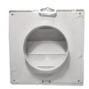 Air Vent Grille with Flaps, 170mm x 170mm, White, Extractor