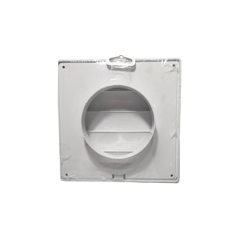 Air Vent Grille with Flaps, 170mm x 170mm, White, Extractor