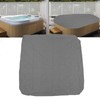 SPA Cover Square Waterproof 190 Silver Coated Polyester Taff Weather