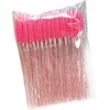 50 cepillos desechables para pestañas, cepillo de cejas, varitas de