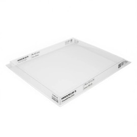 BAMANFELD'S Clear Table Protector 96x42 Inch 2mm Thick Plastic Desk Cover Square Modern DesignDefault: Default