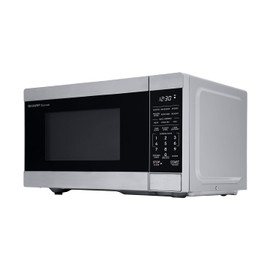 SHARP Countertop Microwave Oven with Removable 10.6" Carousel Turntable, 900 Watt, 0.9 Cubic Feet, Stainless Steel