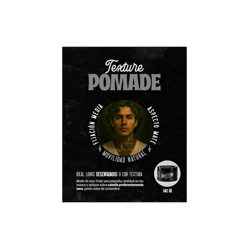 GoodFellas Pomada Texturizada para Cabello de Fijación Fuerte con Efecto