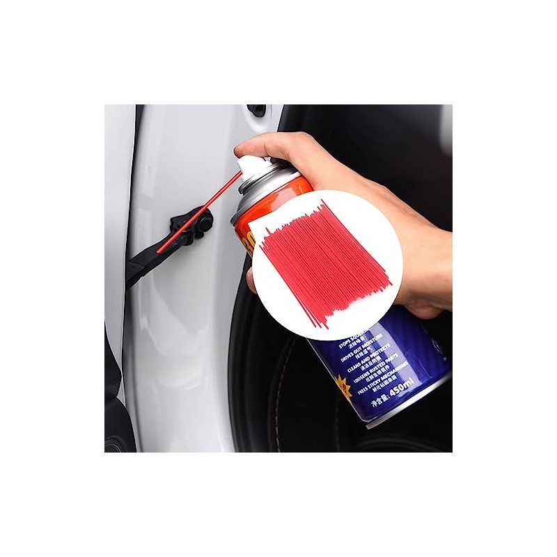 Spray Can Straws,Flexible Spray Extension Straws,Plastic Replacement Spray Can Extension