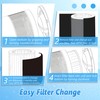 H-PF400 HEPA Filter Replacement Kit Compatible With Hunter HP400 Air-Purifiers,