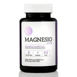 Magnesio Goltee. 60 cápsulas de 450mg cada una.