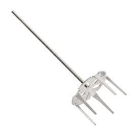 OLIGAI 3 Inch Pork Puller Tool,304 Stainless Steel Pulled Pork Shredder Used with Standard Hand Drill,Meat Shredder for Drill for Beef,Chicken,Potato Masher and Tamale Meat