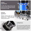 TAILONZ PNEUMATIC 1/4"OD Straight Push to Connect Fittings Pneumatic Fittings