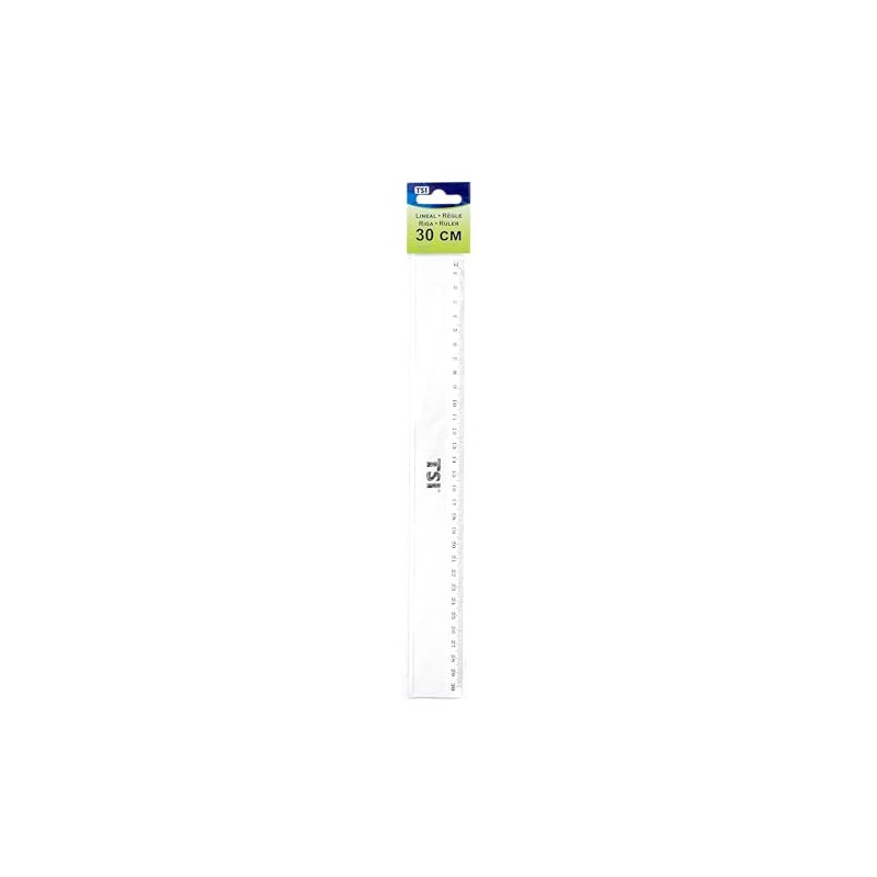 TSI 46030 Ruler 30 cm Transparent