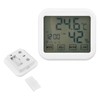 Digital Thermometer Smart Touch Settings Alarm Clock Function Temperature Humidity