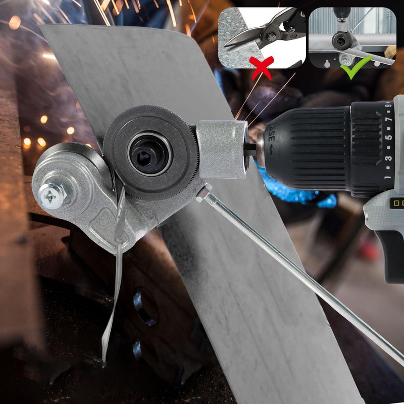 Electric Drill Plate Cutter High Manganese Steel Electric Drill Shears