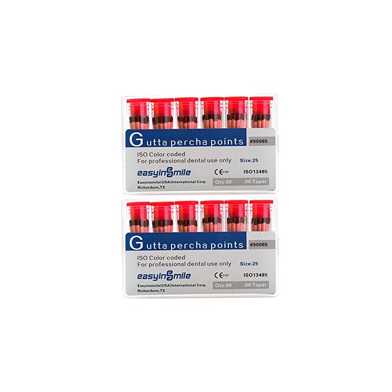 SNAWOP Gutta Percha Paper Points 2 Packs .02/.04/.06 Taper for