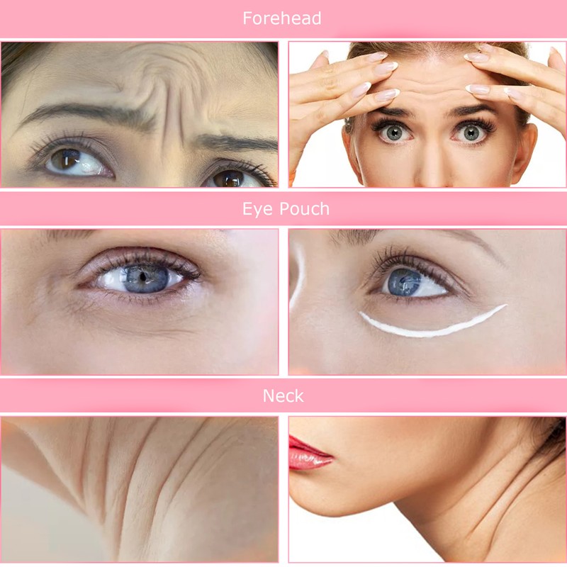 Face Wrinkle Remover Strips Reusable 11pcs Anti-Wrinkle Face Pads Silicone