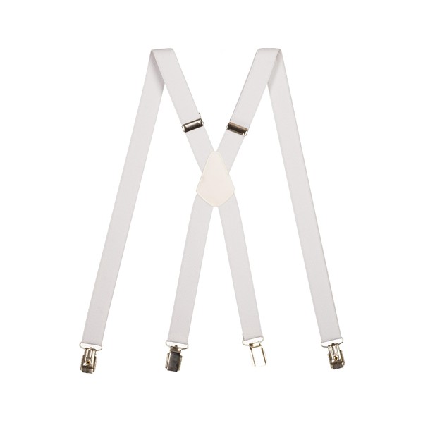 Unisex Skinny Style fully adjustable X-Shape Clip on Braces/Suspenders, 2.5cm