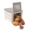 Snips Potato Keeper, 3 KG, 20x25,5x17,5 Cm, White and Grey,