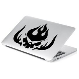 Yoonek Graphics Gurren Lagann Decal Sticker for Car Window, Laptop, Motorcycle, Walls, Mirror and More. SKU: 480 (6" x 7.8", Black)
