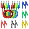 Cleqee 4 mm Stackable Banana to Banana Plug Test Leads