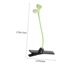 SAFIGLE 50pcs Cute Sprout Hair Clips for Boys and Girls and Women Small Plastic Hairpins Kawaii Hair Accessories for Girls Ages 8-10 Non-Slip Design for Everyday Use