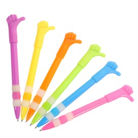 Operitacx 6pcs Thumb Ballpoint Pen Ball Point Pen Crazy Pens Adorable Pens Markers Fun Pens Fidget Pens for School Novelty Pen Mini Pens Pen Thumb Flare Pens Thumb up Finger Plastic