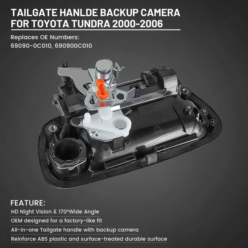 EWAY Tailgate Handle Backup Camera for Toyota Tundra 2000-2006 Reversing