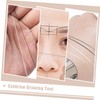 VICASKY 2Pcs Convenient Eyebrow Mapping Ruler Simple Eyebrow Drawing Tools