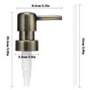Soap Dispenser Pump Replacement for Standard 28/400 Thread Size Kitchen