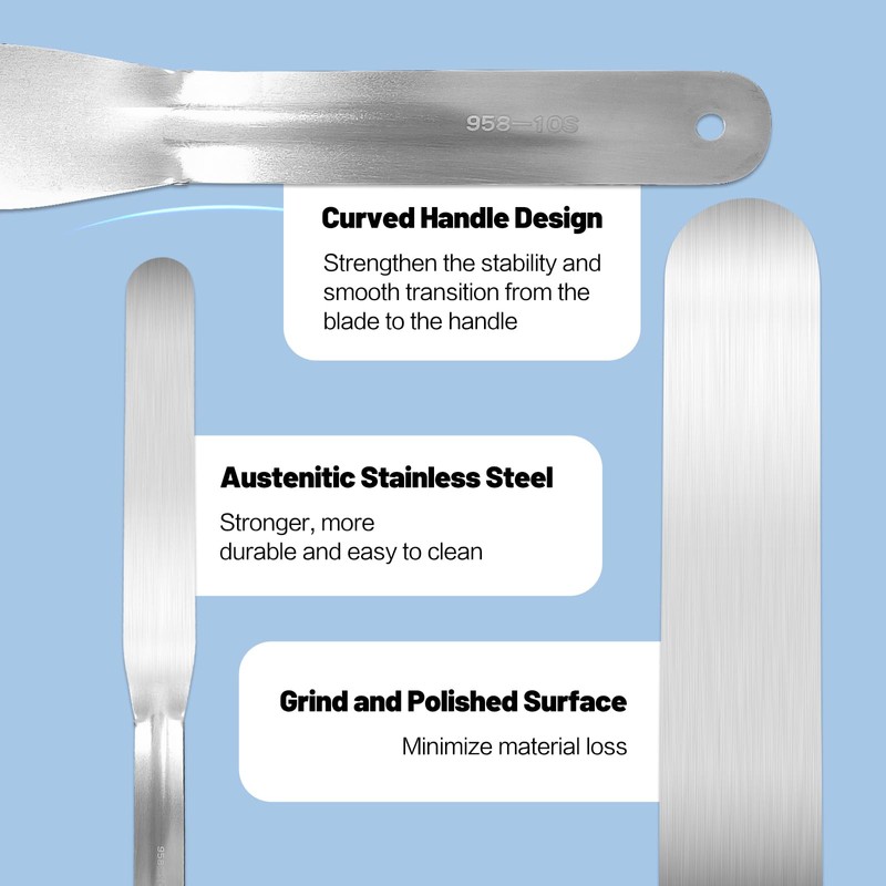 7-piece Caulking Spatula Tool Set, Professional Stainless Steel Caulk Finishing