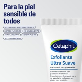 CETAPHIL Exfoliante Ultra Suave, Mejora Textura y Suavidad de la Piel, Facial y Corporal, 178ml, Todo Tipo de Piel, Piel Sensible                     
