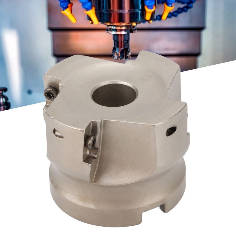 Face Milling Cutter Head 4 Flute 40cr High Hardness Oxidation