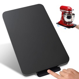 Kitchen Appliance Sliding Tray,Coffee Maker Rolling Tray Under Cabinet Appliance Organizer Toaster Blender Air Fryer Stand Mixer Countertop Storage Moving Slider (Steel, 9"W x 14.5"D)