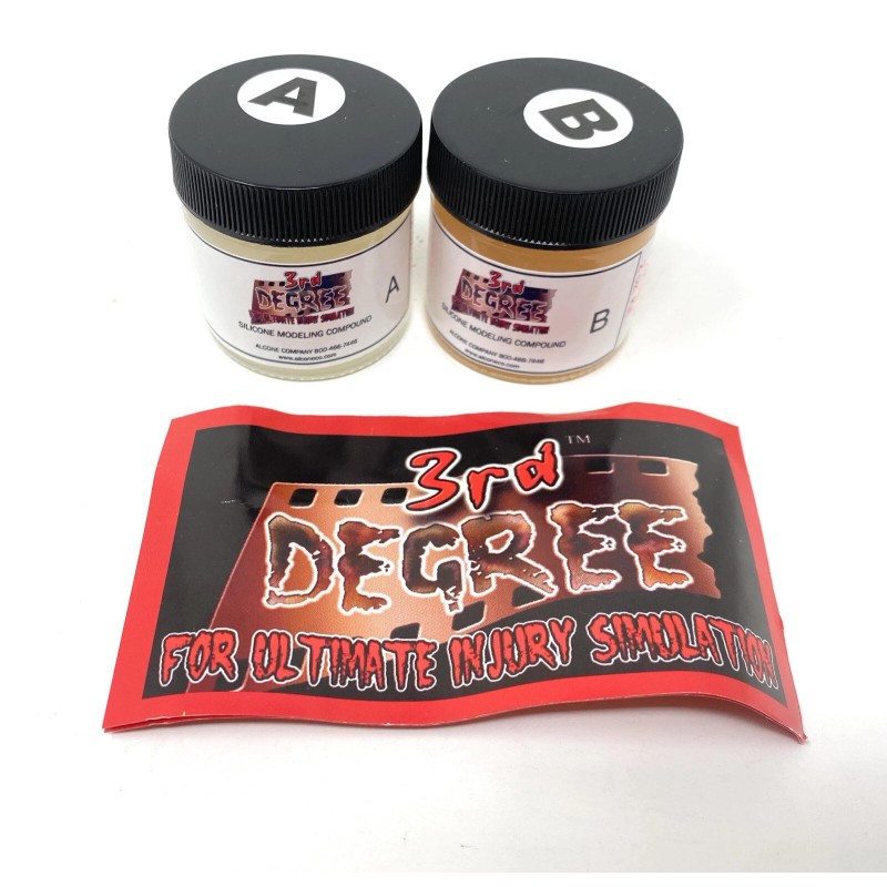 3rd Degree Silicone Molding Compound Special Effects Makeup 2oz kit