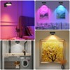 SIXDEFLY RGB Magnetic Suction Spotlight - Battery-Powered, Wireless, Remote Control