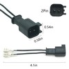 NEOGET Ford Horn Connector Adapter Wiring Harness, Compatible with Ford,