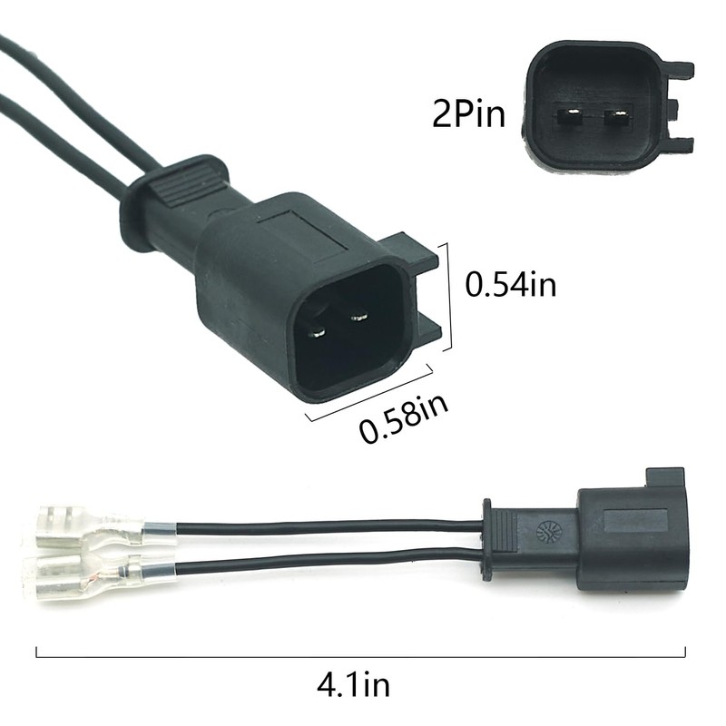 NEOGET Ford Horn Connector Adapter Wiring Harness, Compatible with Ford,