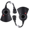 Outdoor Light Sensor Timer, 24 Hours Heavy Duty Waterproof Outlet