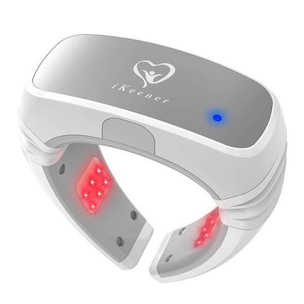 iKeener Neck Massager for Neck Pain Relief, Red Light Therapy for Neck Pain Relief, Neck Laser Therapy Device, 650nm Red & 808nm Infrared Light Therapy Treatment for Joint Pain