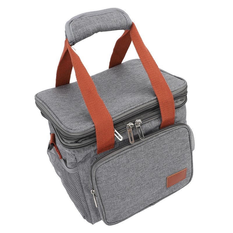 Insulated Lunch Bag 2 Layer Leakproof 14L Large Capacity Handheld